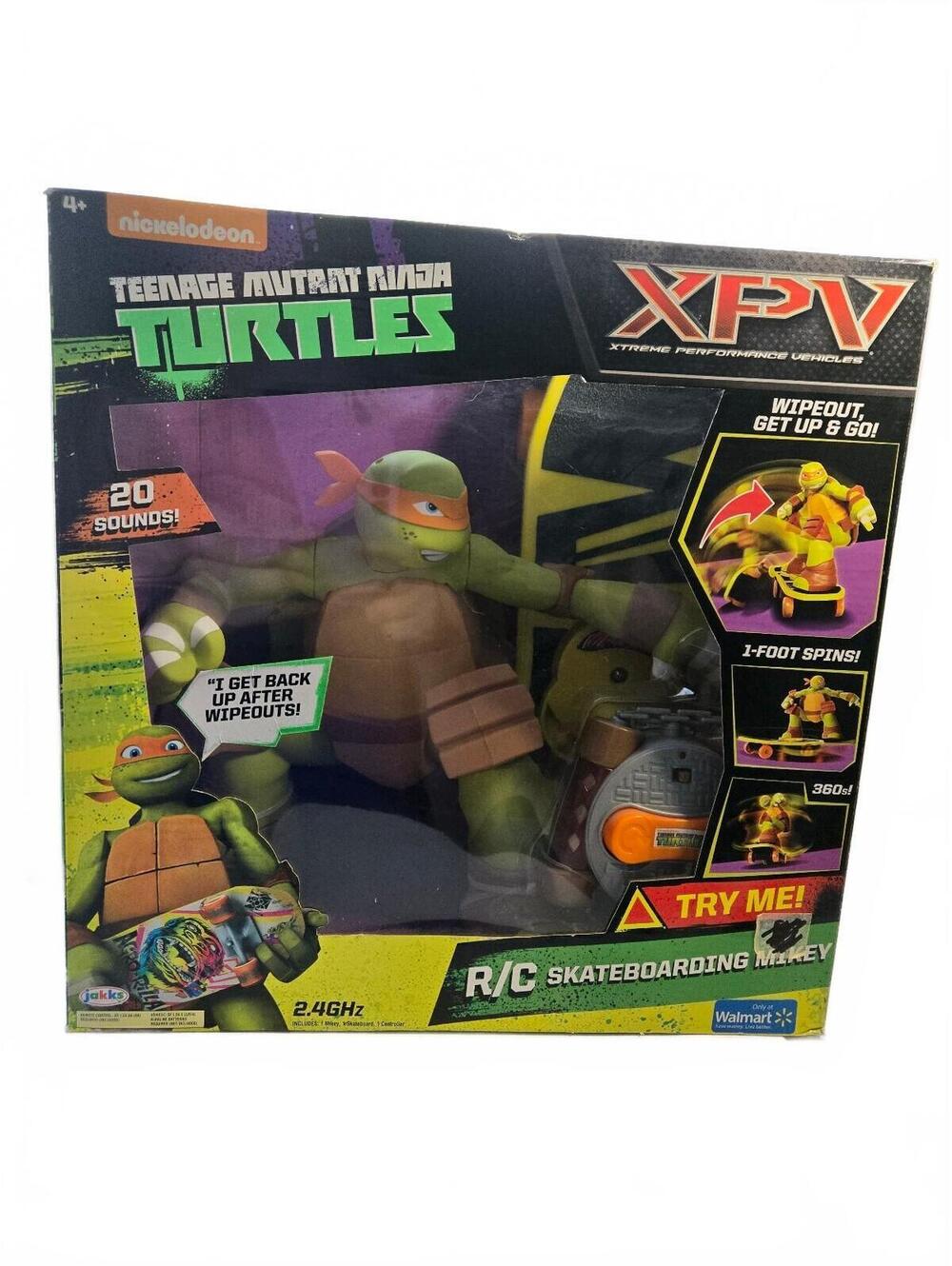 Nickelodeon Teenage Mutant Ninja Turtles XPV R/C Skateboarding Mikey / NEW